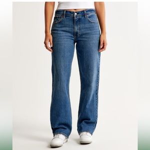 Abercrombie & Fitch 90s baggy low rise curve love jeans